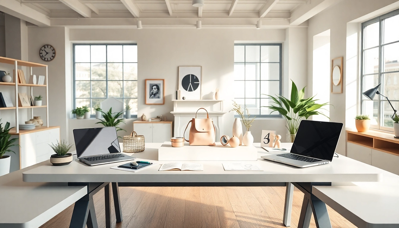 Shopware Inspiration laden mit eleganten Produkten und modernen Design-Elementen im Fokus.