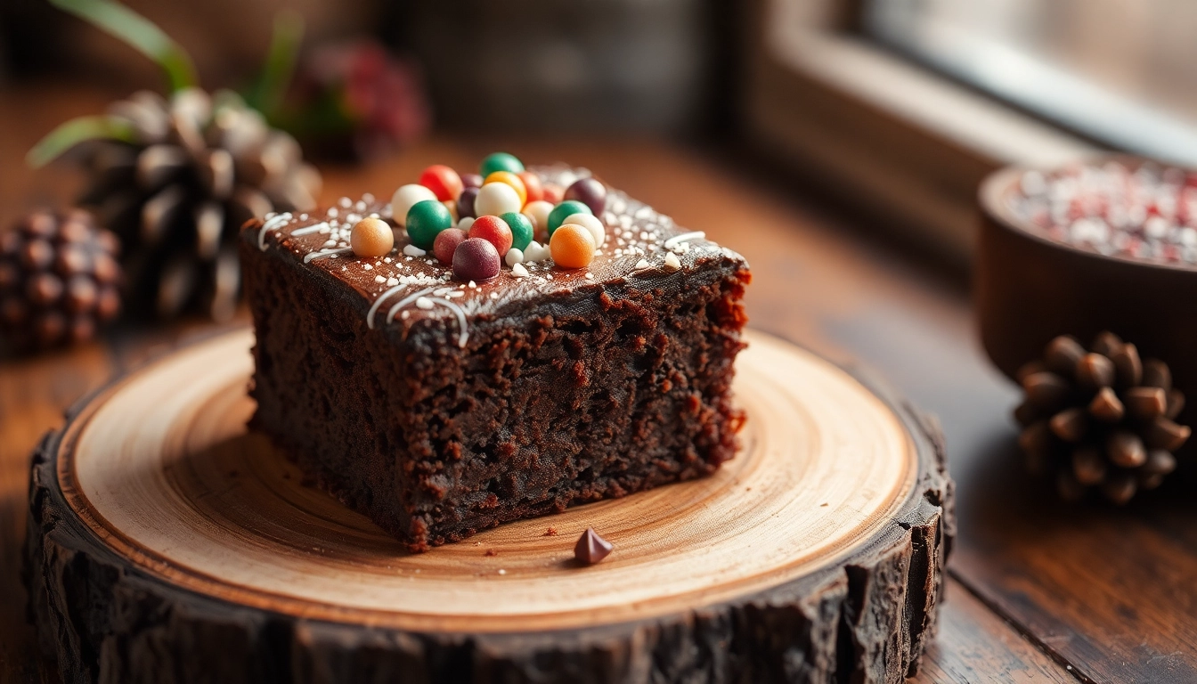 Backe Bud brownies mit kreativen Toppings für ein unvergessliches Dessert-Erlebnis.