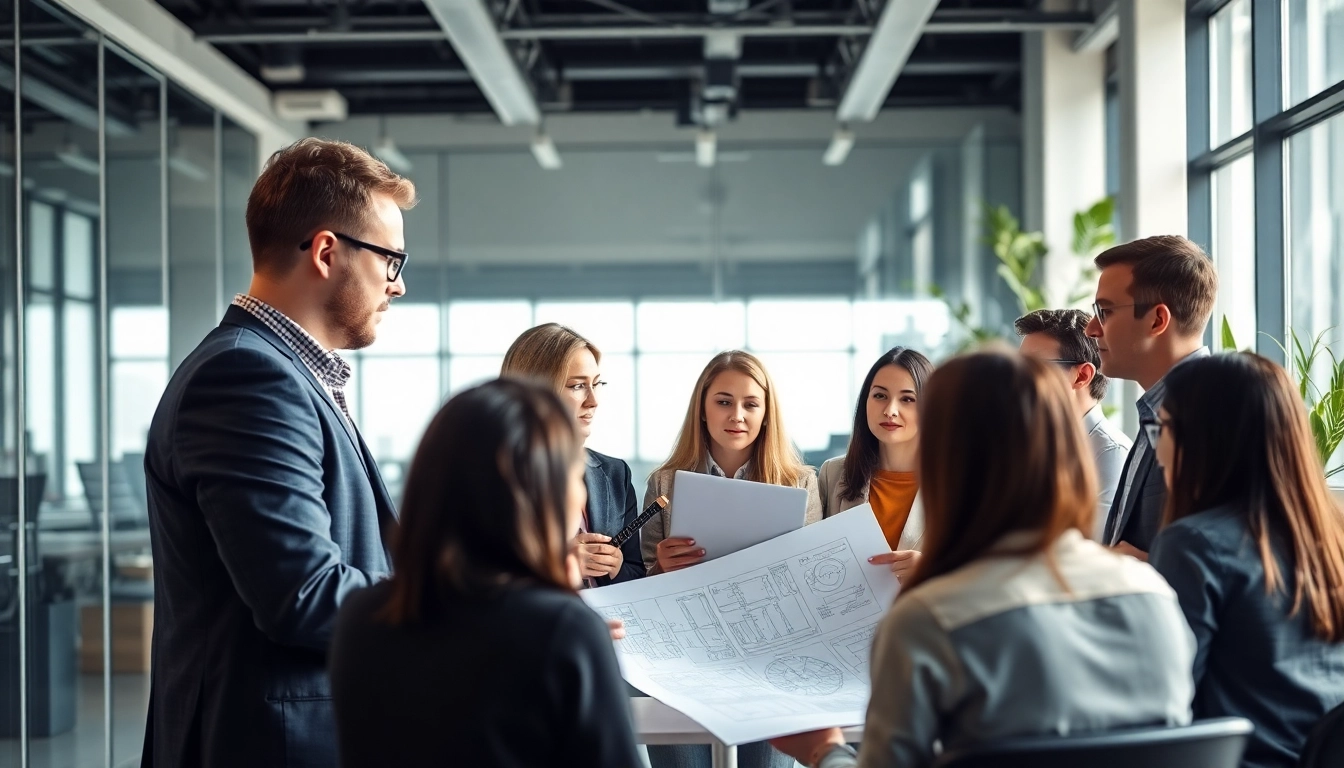Headhunter Ingenieure berät Kandidaten in einem modernen Büro.