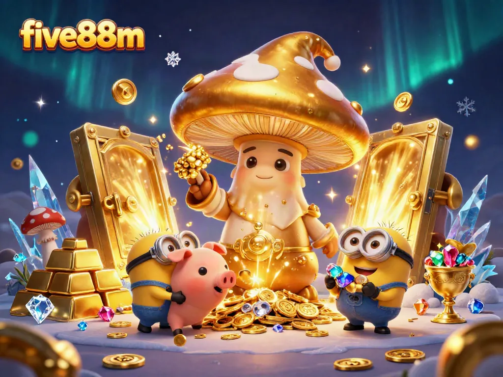 Engage with five88m by discovering treasure in a magical 3D casino landscape.