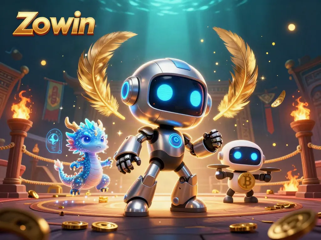Frantically spinning jackpots and betting tokens surround Zo win, enhancing the gaming experience with vibrant visuals.