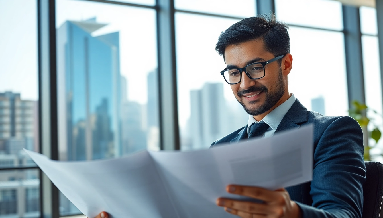 Headhunter Schweiz analysiert Lebensläufe zur Talentsuche in einem modernen Büro.