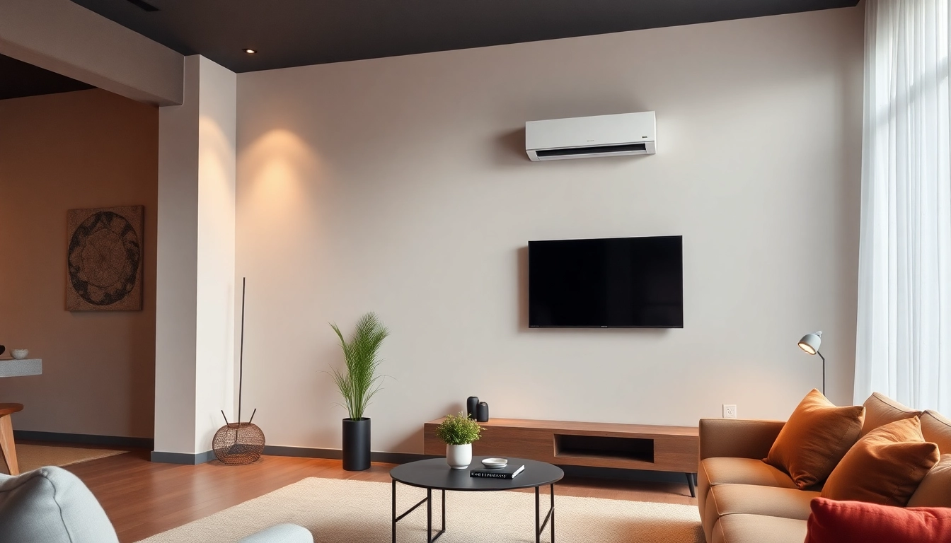 Enhance your space with a Klimaanlage featuring a modern design and efficient cooling capabilities.