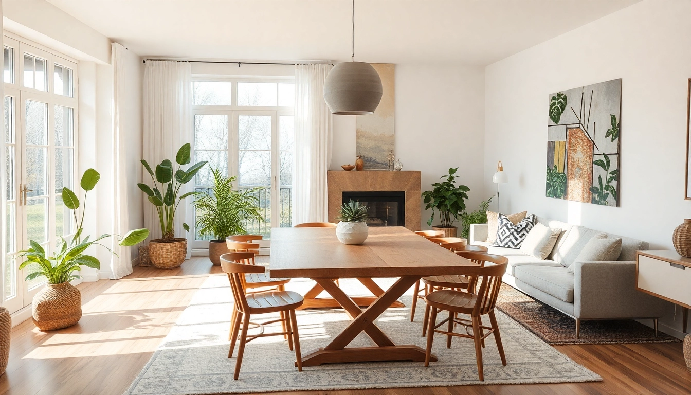 Schaffe eine einladende Atmosphäre durch kreative Raumgestaltung mit natürlichem Licht und harmonischen Farben.