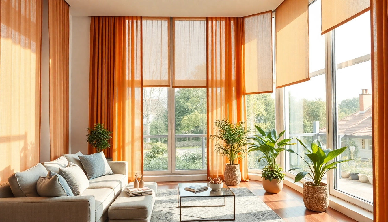 Plissee konfigurieren in einem eleganten Raum mit Fensterdekorationen