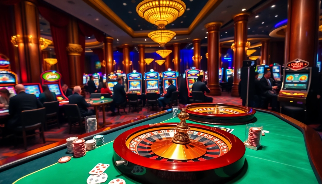 Engaging gambling action at https://topclub.site/, showcasing poker chips, cards, and a roulette wheel.
