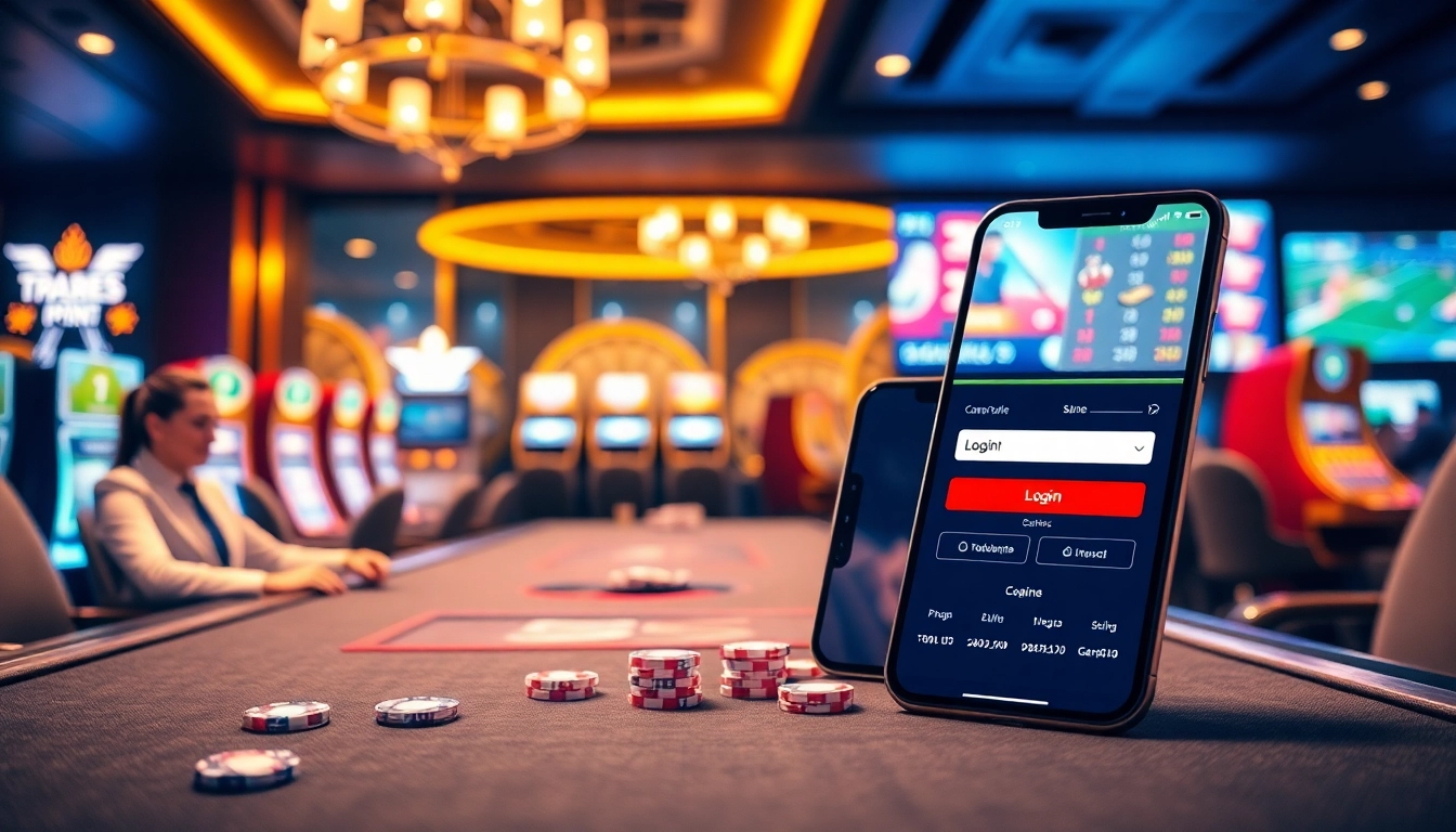 Enjoy a thrilling gambling experience with 733bet Login on a modern casino interface.
