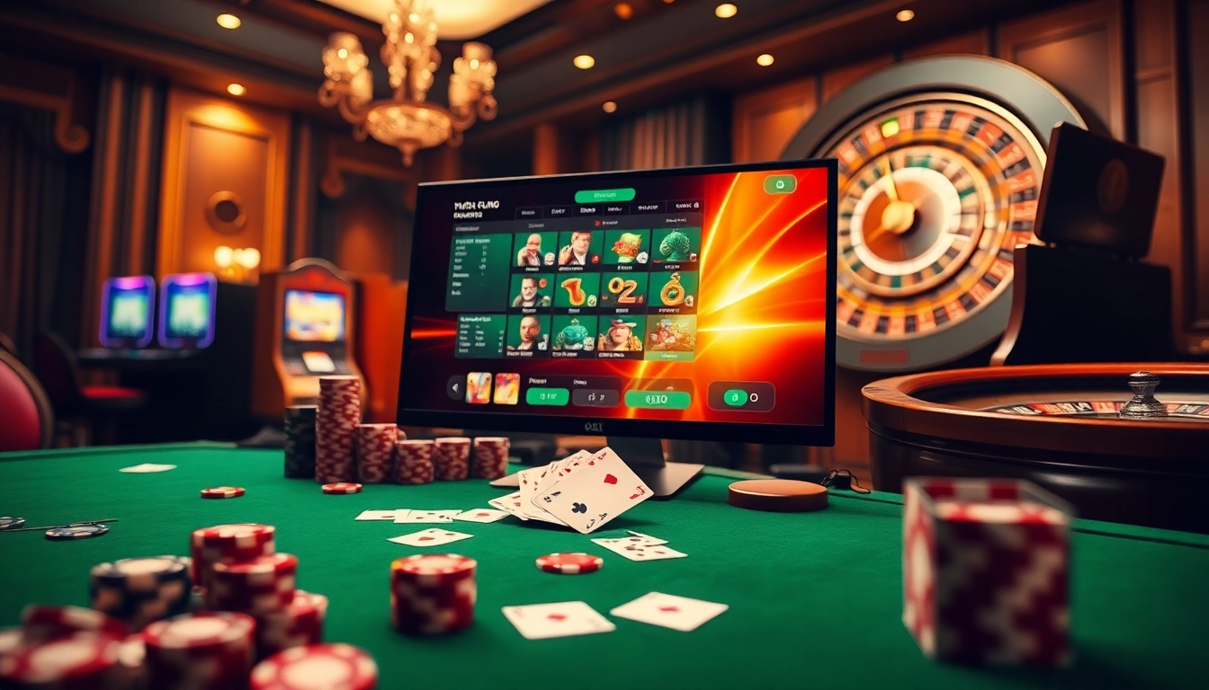 Người chơi tham gia vào các trò chơi đầy kịch tính tại https://luck8.com với các yếu tố sòng bạc sống động và giao diện tương tác.