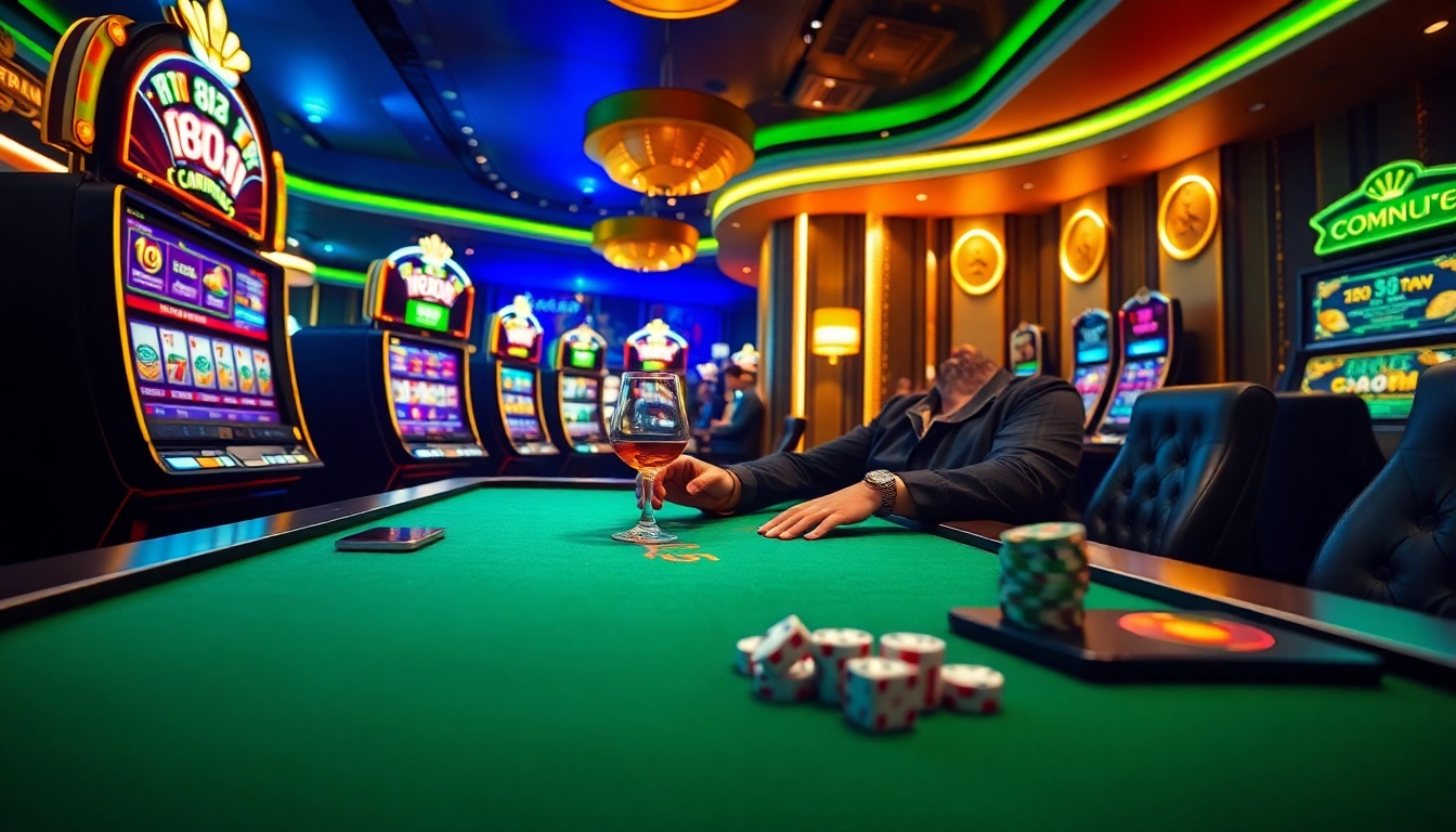 Experience the excitement of online gambling at 88i com with vibrant casino visuals and high-stakes action.