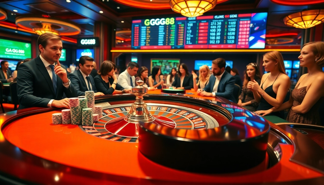 Experience the excitement of betting at GG88.black's luxurious casino.