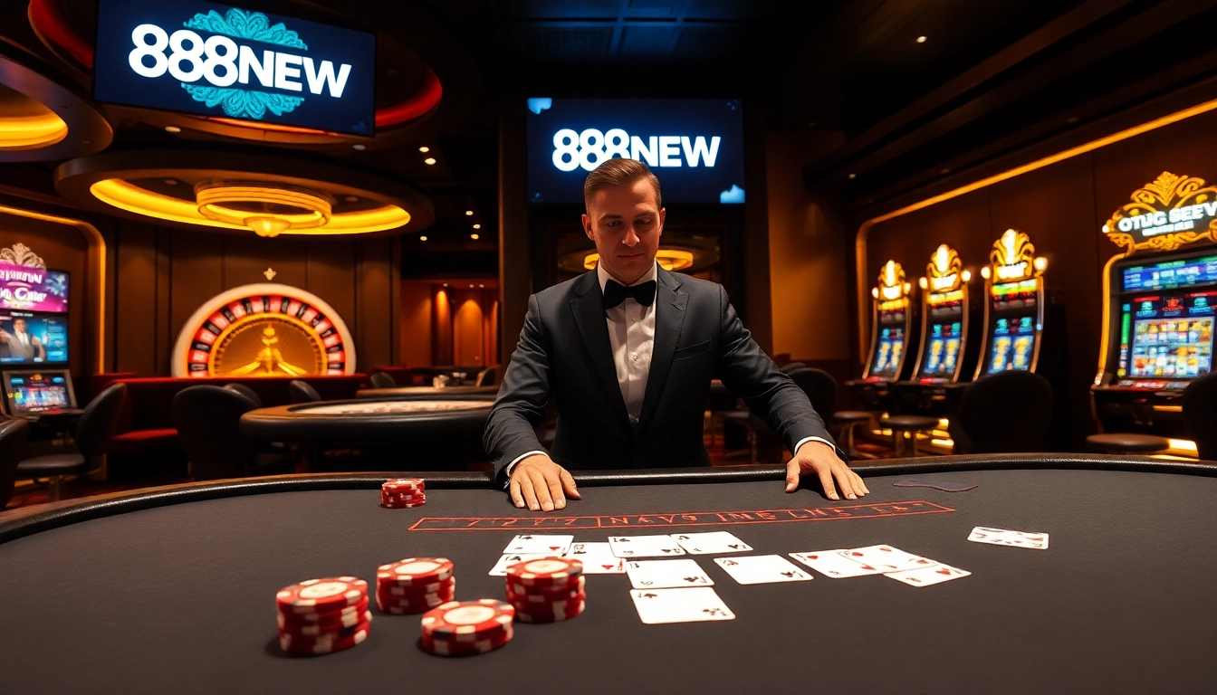 Experience the thrill of gaming at 888NEW with sophisticated casino setups and high-quality play.