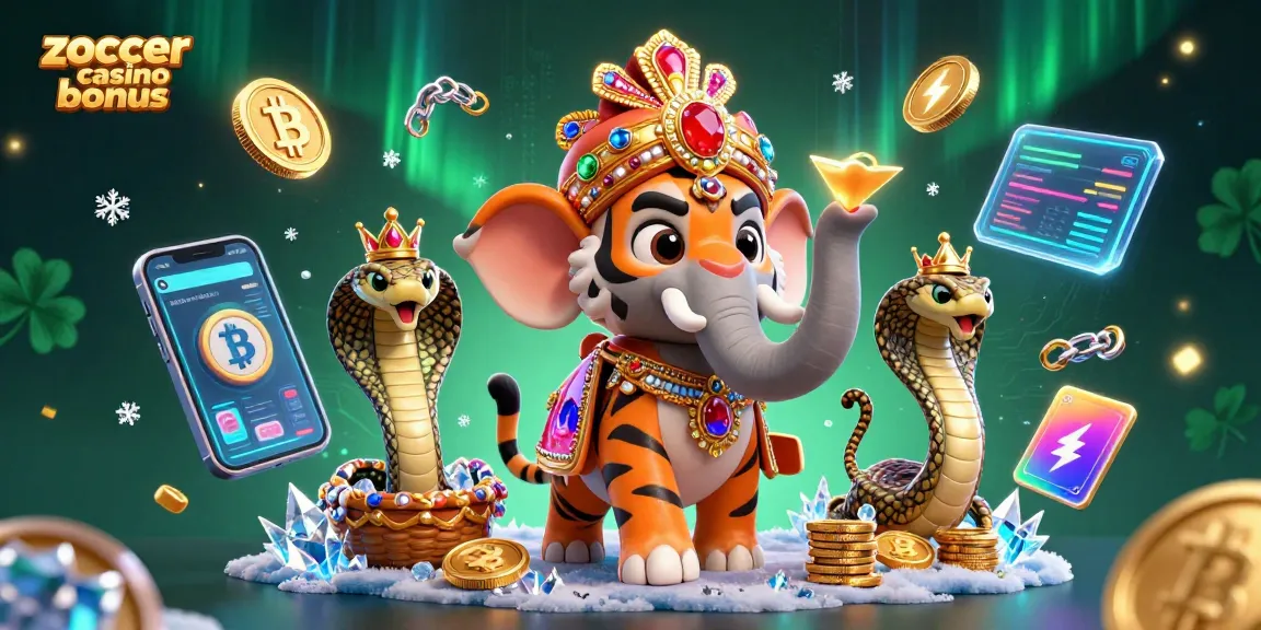 Erleben Sie den zoccer casino bonus mit einem majestätischen Maharaja-Tiger und einem wertvollen Elefanten in einem Casino-Szenario.